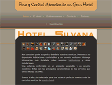 Tablet Screenshot of hotelsilvanachiclayo.com